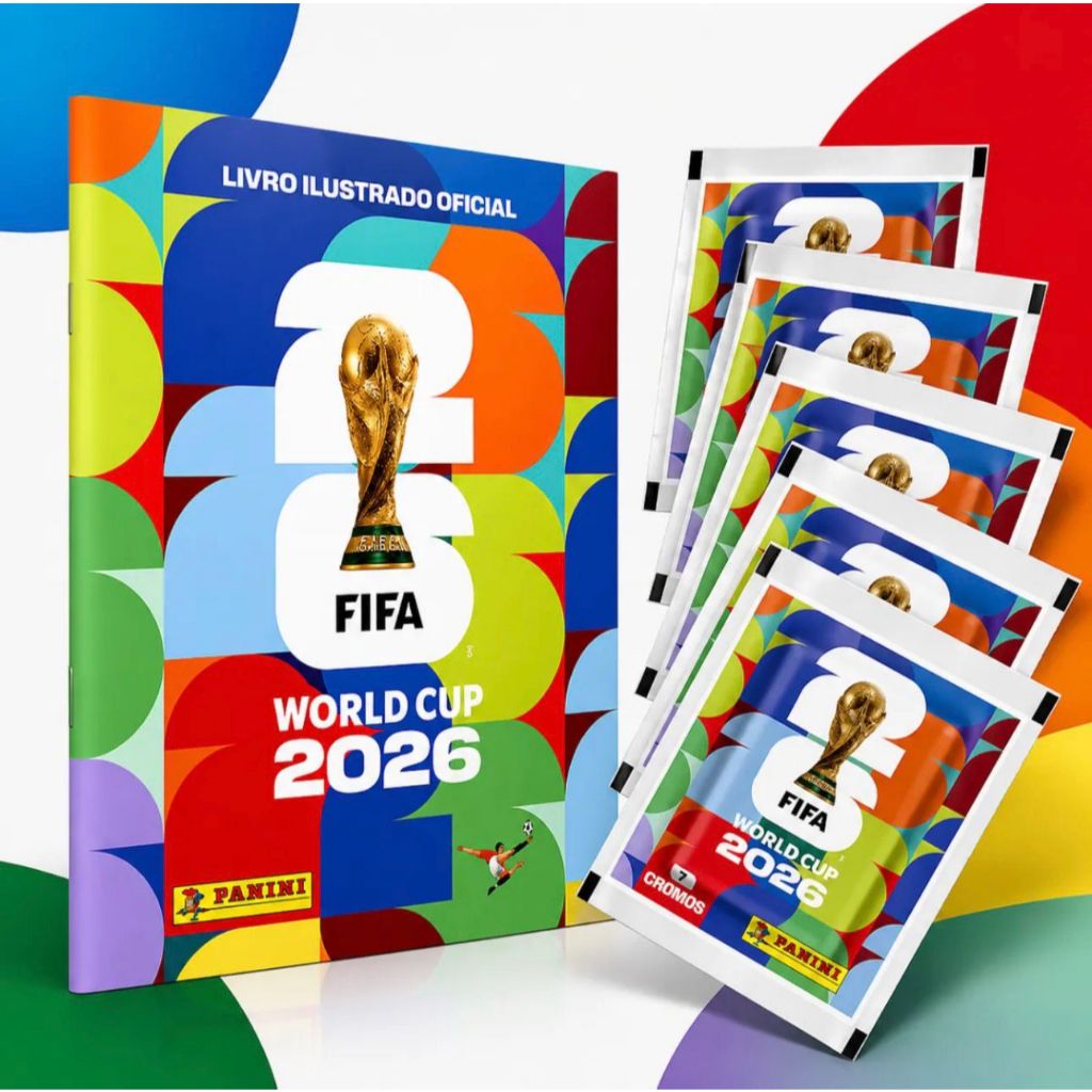 Álbum Copa Do Mundo FIFA 2026 Brochura + 21/35/70 Figurinhas Pacotes Colecionáveis Originais