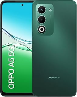 Smartphone OPPO A5 5G 256GB 8GB Ram IP65 50MP AI Câmera Bateria 6000mAh NFC Verde