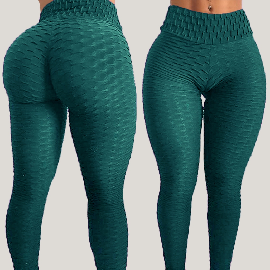 Calça Legging Bolha e Lisa Suplex Cós Alto Empina Bumbum Fitness Suplex 3D Legue Textura Flocada