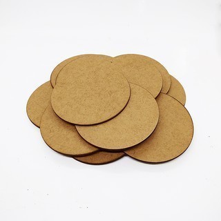 Kit 4x Porta Descanso Copos MDF 2,8mm Redondo Bola