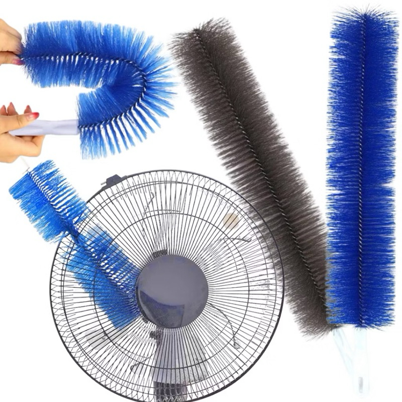 Escova Limpador De Ventilador Espanador De Pó Flexível Para Limpar Ar Condicionado Janela Ajustável
