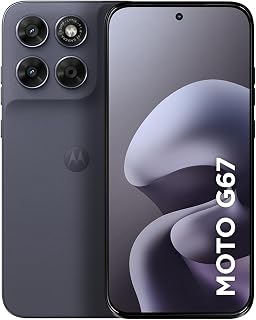 Smartphone Motorola Moto G67 5G - 128GB 12GB (4GB RAM + 8GB RAM Boost) camera 50MP Sony Lytia 600, tela 1.5K extreme Amoled 120hz, ultrarresistente - Chumbo