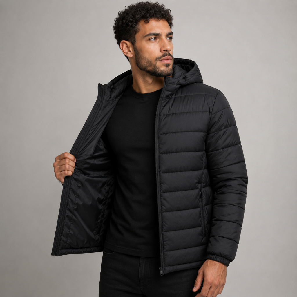 Jaqueta Puffer Bobojaco Corta Vento Nylon Frio Reforçada