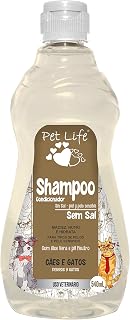Shampoo Pet Sensivel (sem sal) Pet Life Cães e Gatos 540 mL