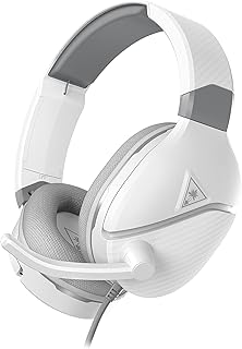 Turtle Beach Recon 200 Gen 2 Powered Gaming Headset for Xbox Series X, Xbox Series S, & Xbox One, PlayStation 5, PS4, Nintendo Switch, Mobile, & PC with 3.5mm connection - White