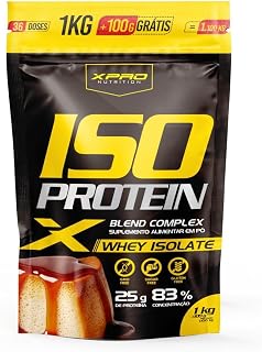Whey Protein Iso Protein Blend Complex - XPRO Nutrition (1,1Kg, Pudim de Caramelo)