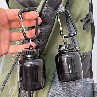 2 garrafas coqueteleiras de nutrição esportiva de 200 ml, mini recipiente portátil com chaveiro,