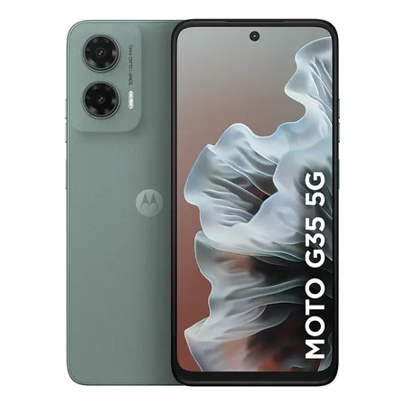 Smartphone Motorola Moto G35 5g - 256gb 12gb (4gb Ram+8gb Ram Boost) E Camera 50mp Com Ai Nfc T