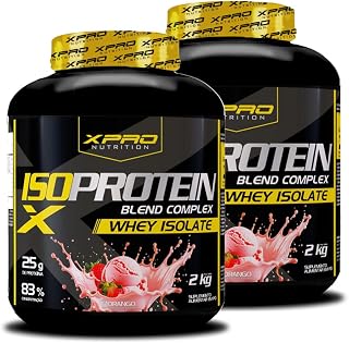 Whey Protein Iso Protein Blend Complex - XPRO Nutrition (4kg, Morango)
