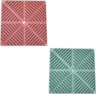 Jogo americano dobrável, tapetes de isolamento, porta-copos de mesa portáteis para armazenamento doméstico, utensílios de cozinha A