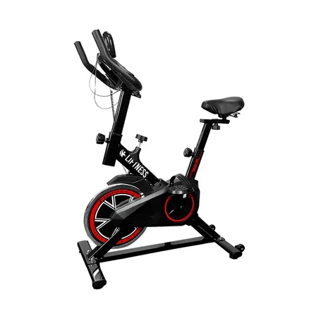 Bicicleta Spinning Premium Liftness Com Visor E Medidor De Pulso Ergométrica Semi Profissional