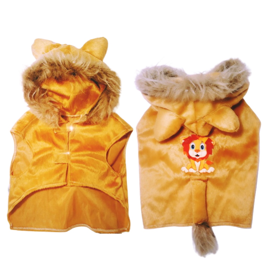 Roupa de leão para cães e gatos, Petie Fashion