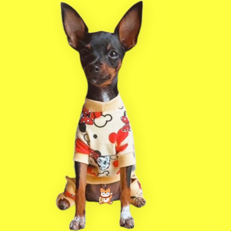 Roupa para cachorros - macacão pet malha