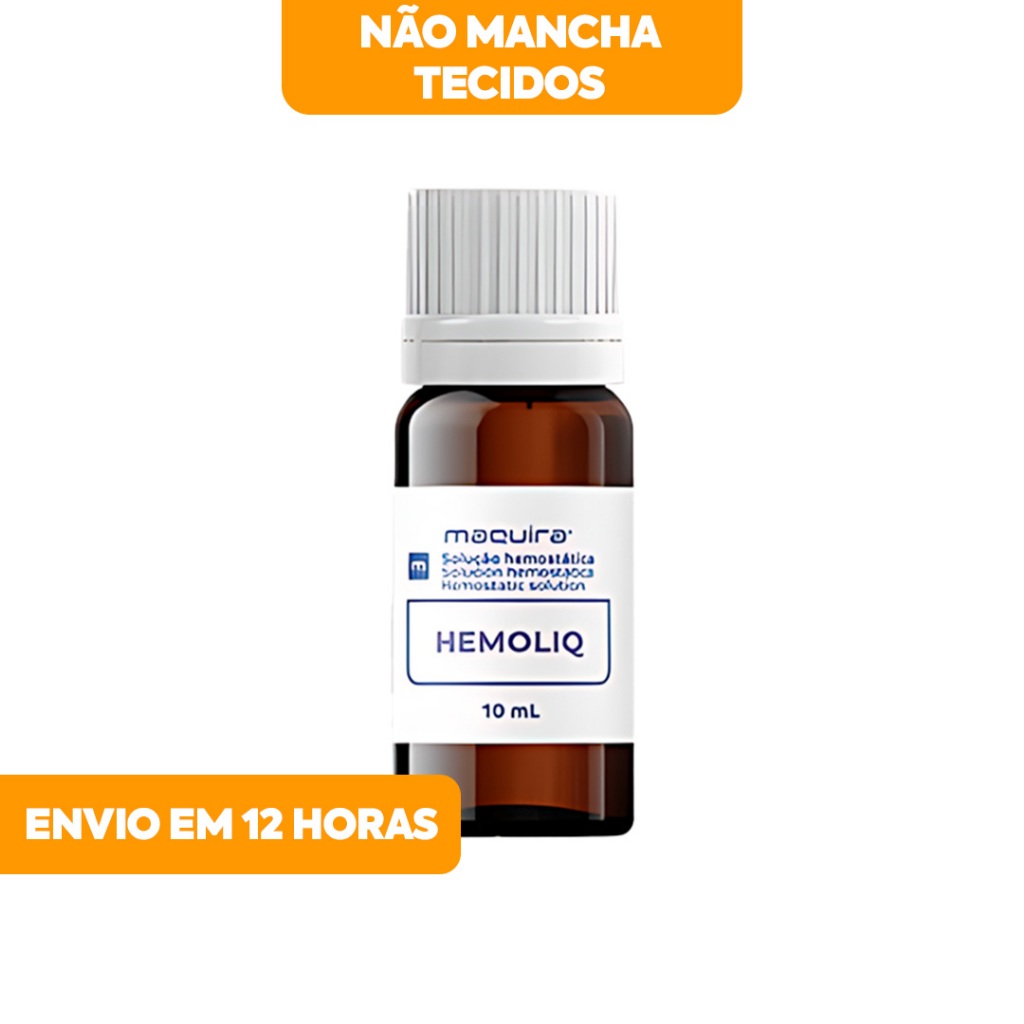 Hemostático Líquido HemoLiq - Maquira - Estanca Sangramentos - Para Manicures, Podológos, Dentistas