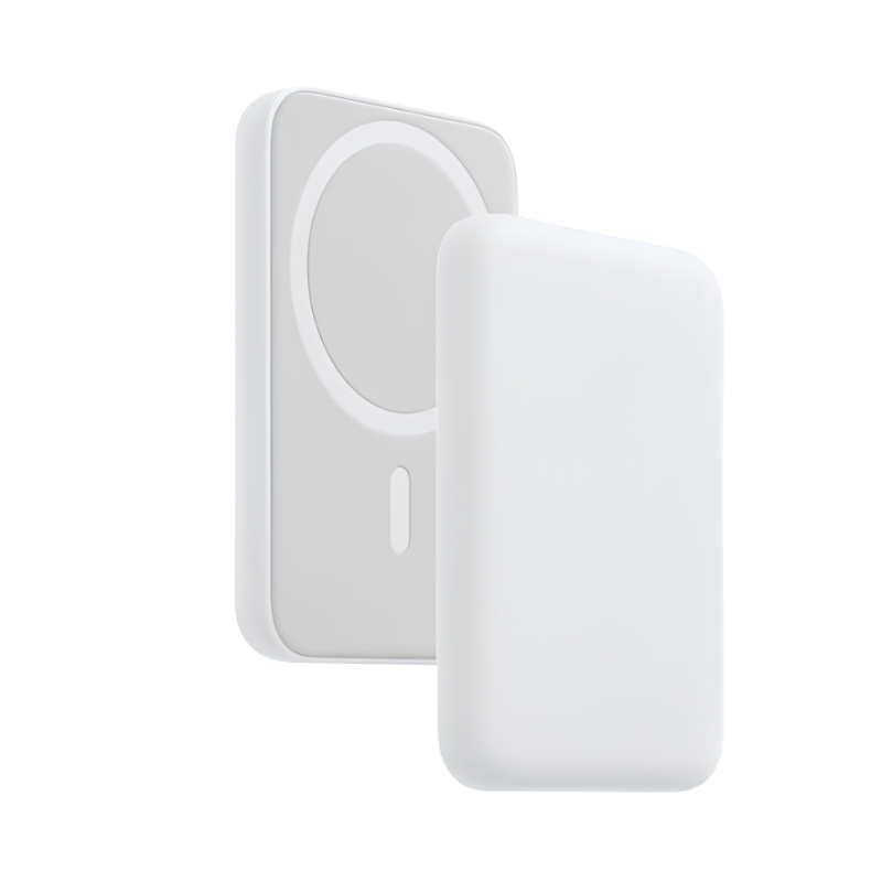 Carregador Portátil 5000Mah Sem fio Para iPhone Indução Bateria Carga
