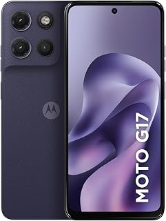 Smartphone Motorola Moto G17 4G - 256GB 12GB (4GB RAM + 8GB RAM Boost) camera 50MP Sony Lytia 600, tela FHD+ 60hz, bateria 5200 mAh - Roxo | 4GB RAM + 8GB RAM Boost, Câmera 50MP Sony Lytia 600, Tela