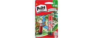 Pritt Cola Bastão, Cola Escolar para Artesanato, Transparente, 1x10gPritt Cola Bastão, Cola Escolar para Artesanato, Transparente, 1x10g