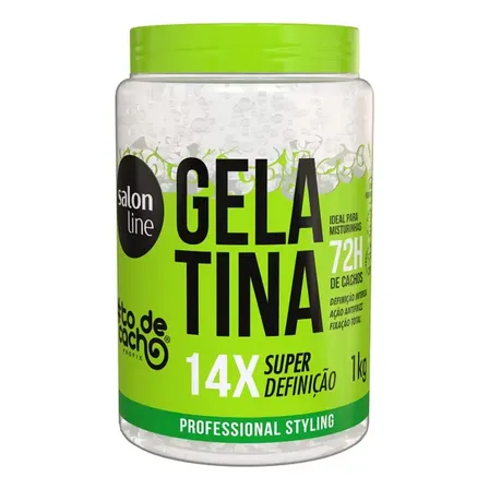 Gelatina #todecacho Super Definição Salon Line 1 Kg
