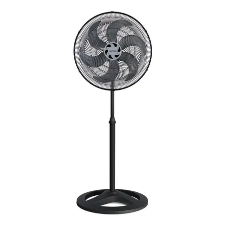 Ventilador de Coluna 40cm Ventisol Turbo 6 Pás Oscilante e Altura ajustável Cor Preto