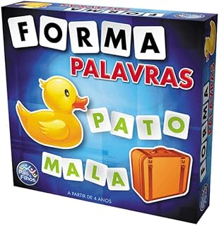 Pais & Filhos | Forma Palavras | Jogo Educativo com 160 Letras + 8 Cartelas | Desenvolve Leitura, Vocabulário e Raciocínio para Crianças 4+