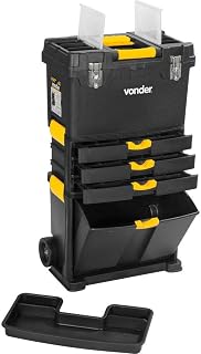 Vonder, Caixa para Ferramentas, Plástica, com Rodas, 46,0 Cm X 26,0 Cm X 82,0 Cm, Crv 0500