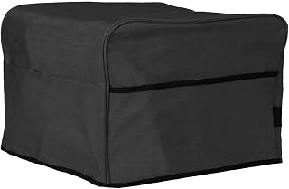 Capas para eletrodomésticos de cozinha, portáteis à prova de poeira com acessórios para fogão de bolso, para eletrodomésticos, Preto grande