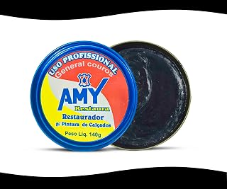 graxa para sapato preto restaurador profissional amy 140g
