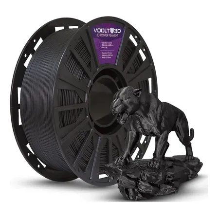 Filamento pla volt3D 1kg preto