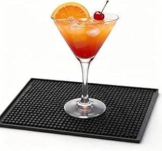 Tapete Barman Escorredor de Louça Silicone para Copos Taças e Talheres | Secagem de copos, taças, talheres, xícaras, utensílios de cozinha e proteção de bancadas