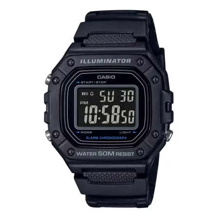 Relogio Casio Masculinoo Standar W-218h-1bvdf