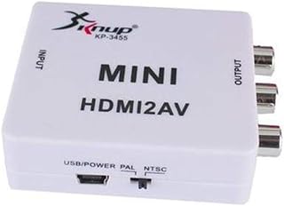 Conversor De Hdmi Para Video Composto 3 Rca Av