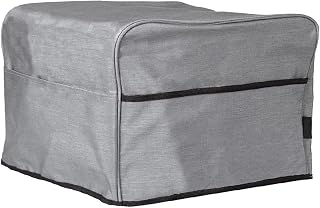 Capas para eletrodomésticos de cozinha, portáteis à prova de poeira com acessórios para fogão de bolso, para eletrodomésticos, Cinza Grande