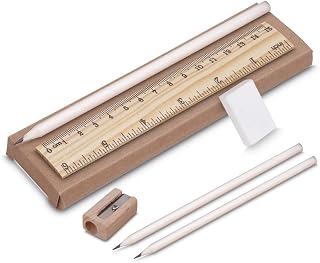 Kit Escritório Completo com Caderno, Mouse Pad, Caneta, Porta Objetos, Régua e Estojo, Material Escolar e Papelaria para Organização (Kit Escritório)