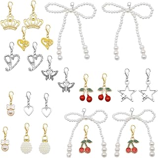 24 peças de acessórios de sapato de inspiração coreana com detalhes de contas redondas e fita, ideais para amantes da moda, grampos de sapato curvados em pedra coreana