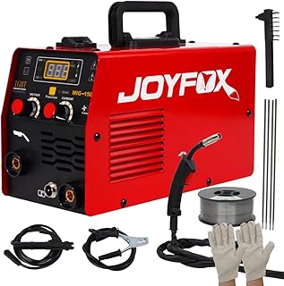 JOYFOX Máquina de Solda MIG-150D 220V | 3 em 1 (MIG/MMA/TIG), Tecnologia IGBT, Soldagem Rápida e Digital, Para Aço Carbono e Inox